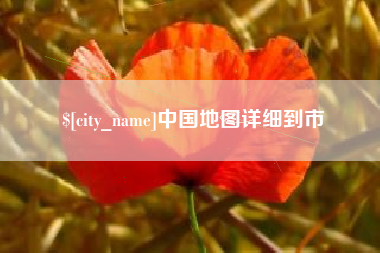滨州中国地图详细到市
