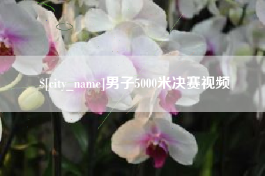 滨州男子5000米决赛视频
