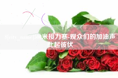 滨州500米接力赛-观众们的加油声此起彼伏