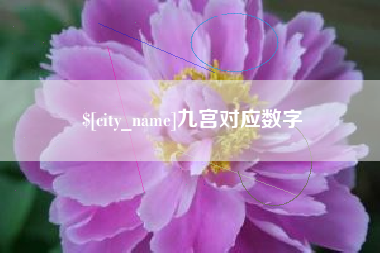 滨州九宫对应数字