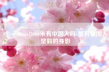 滨州5000米有中国人吗-都有中国人坚毅的身影