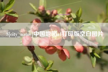 滨州中国地图a4打印版空白图片