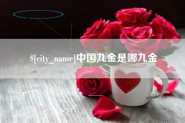 滨州中国九金是哪九金