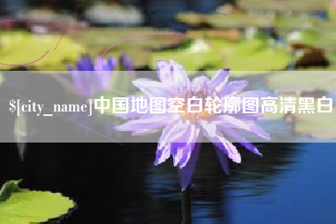 滨州中国地图空白轮廓图高清黑白