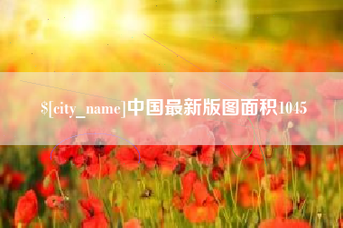 滨州中国最新版图面积1045
