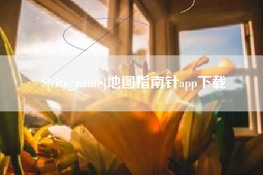 滨州地图指南针app下载