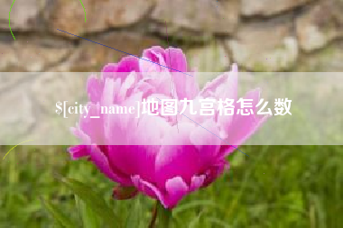 滨州地图九宫格怎么数