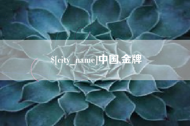 滨州中国,金牌