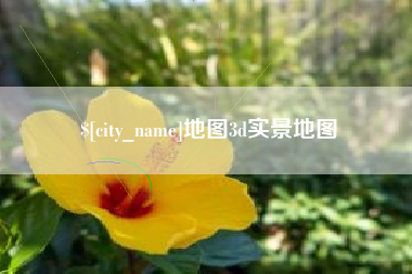 滨州地图3d实景地图
