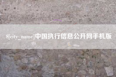 滨州中国执行信息公开网手机版