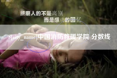 滨州中国消防救援学院 分数线