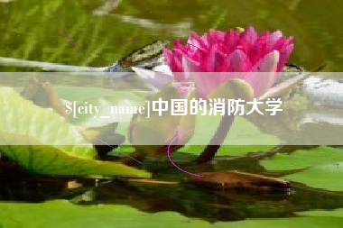 滨州中国的消防大学