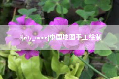 滨州中国地图手工绘制