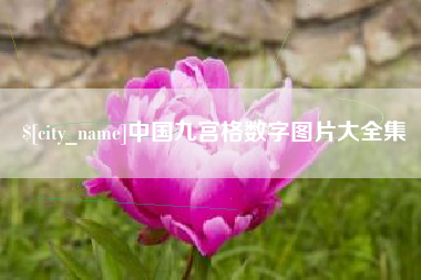 滨州中国九宫格数字图片大全集