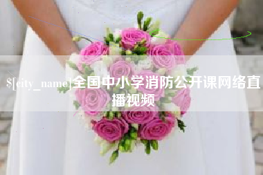 滨州全国中小学消防公开课网络直播视频