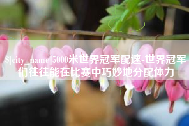 滨州5000米世界冠军配速-世界冠军们往往能在比赛中巧妙地分配体力