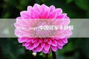 滨州中国冠军手抄报