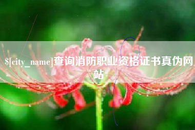 滨州查询消防职业资格证书真伪网站