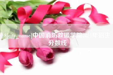 滨州中国消防救援学院2021年招生分数线