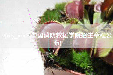 滨州中国消防救援学院招生章程公布!